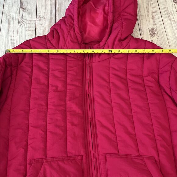 NWT A New Day Ladies Quilted Short Insulated Pink Coat Jacket w/Hood Size XXL - Picture 4 of 11